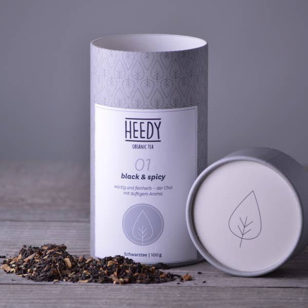 No 01 black & spicy for engroshandel hos HEEDY Organic Tea