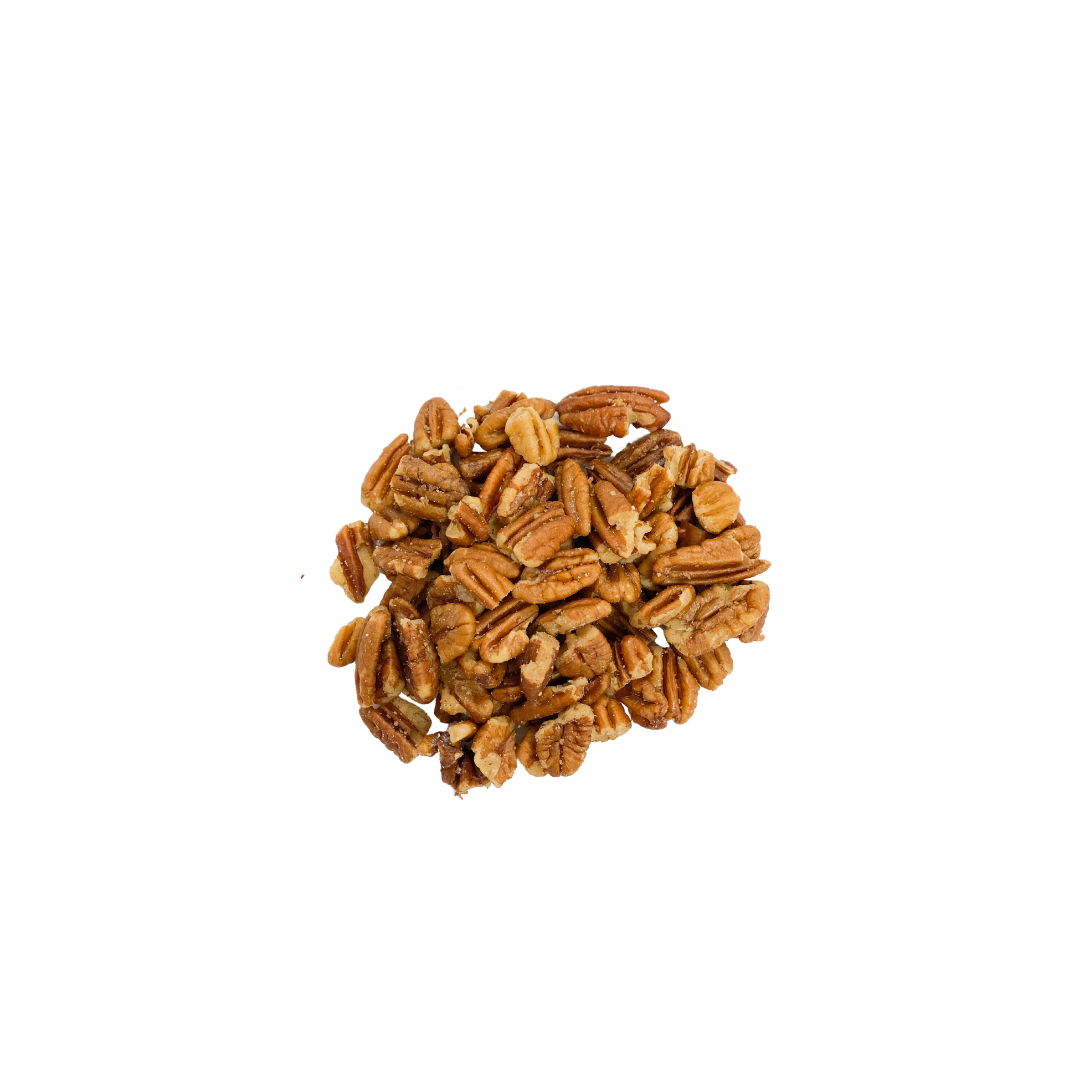 York Pecan Company - Wholesale Nuts - 24 Pounds - Packaged Roasted & Salted Wild Native Halves and Pieces2