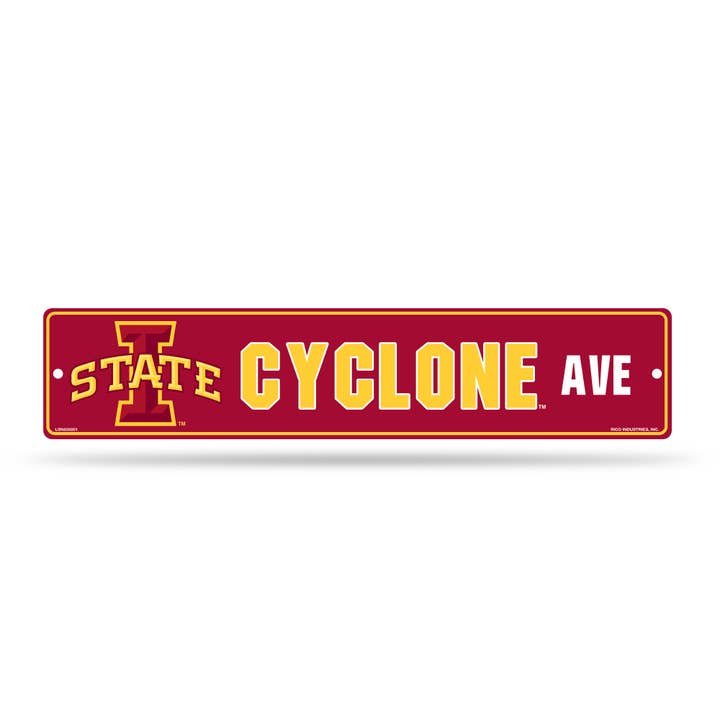 NCAA Iowa State Cyclones Street Sign, 5 x 24-inches for wholesale by Majestic Sports