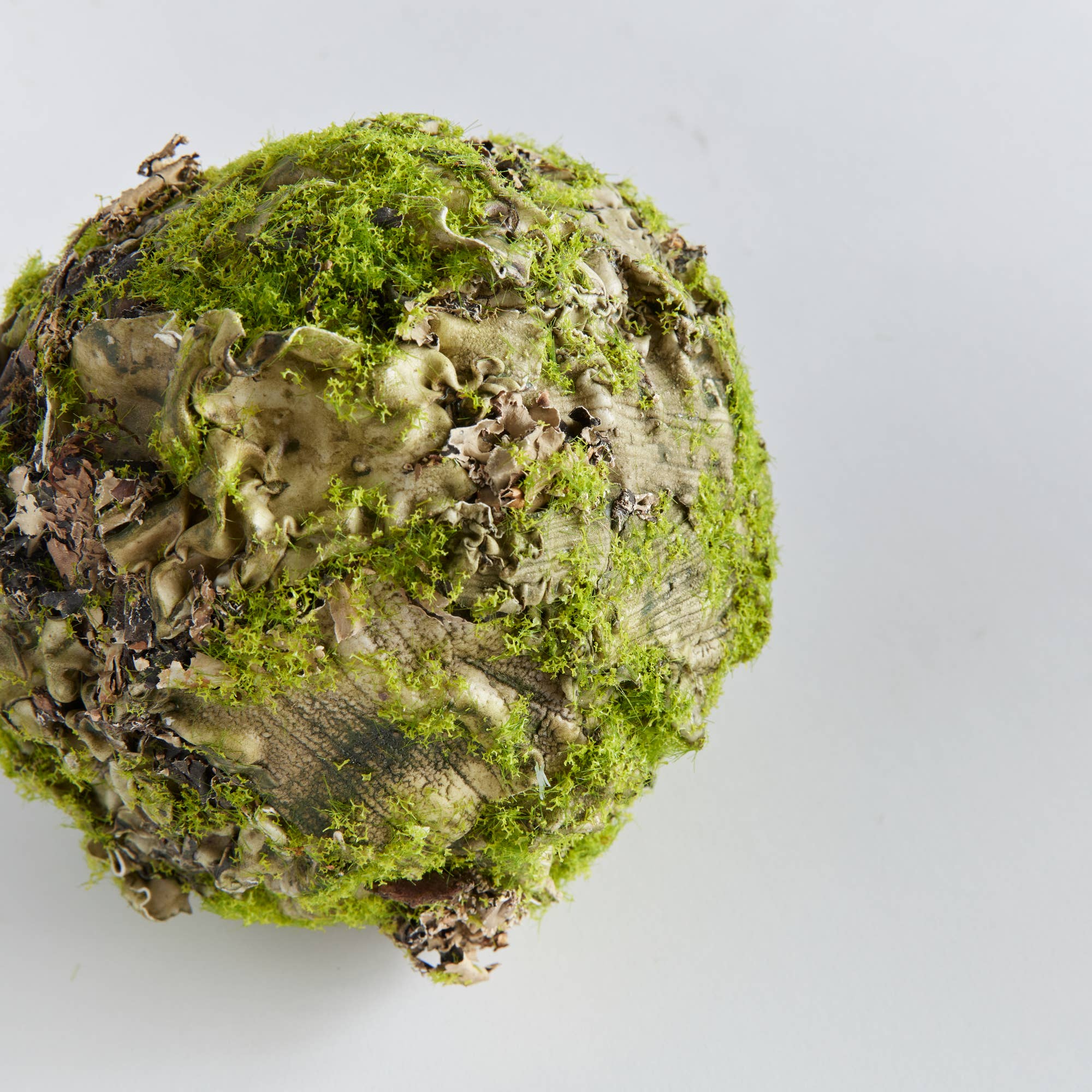 Napa Home & Garden - Wholesale Decorative Tabletop Object - Mossy Lichen Orb 5"1