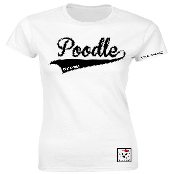 Poodle Dog Breed Black Text for wholesale by MI DOG
