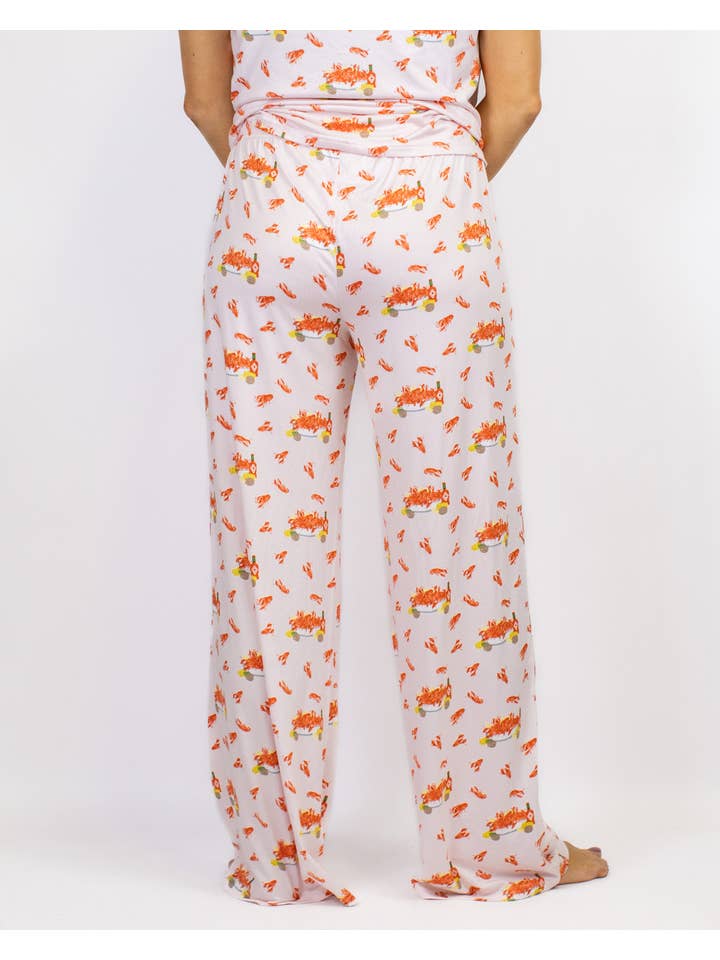 The Royal Standard – Großhandel Schlafanzughose – Damen – Ca C'est Bon Schlafhose Hellrosa/Mehrfarbig -Sortiert.1