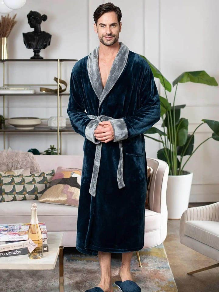 Lotus Linen - Wholesale Robe - Men's - Cozy Mens Plush Robes – Built for Comfort, Designed to Last7