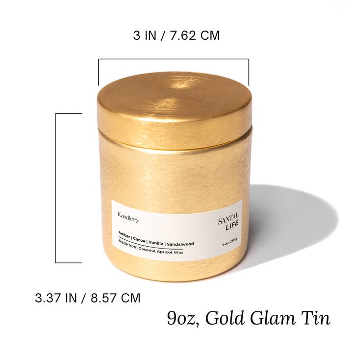 Kandlery - Wholesale Jar/Filled Candle - Santal Life | Amber Sandalwood | BEST SELLER | Luxury Candle