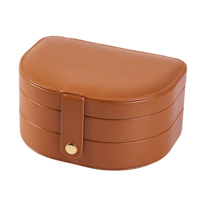 Meerlaagse Leren Sieraden Organizer Doos Opslag S5P833 voor wholesale door alberalkirk