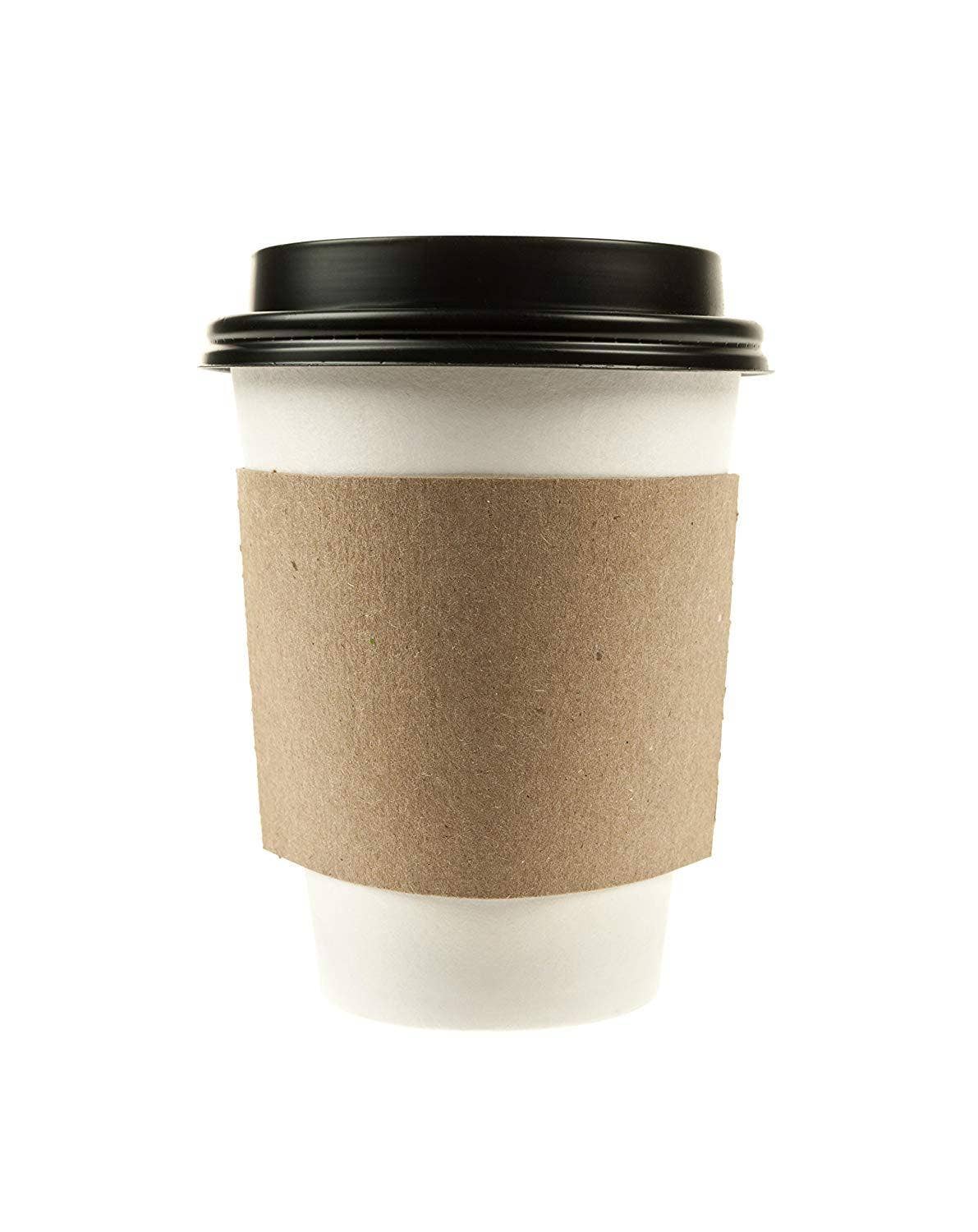 50 Pack Thickened Kraft Disposable Coffee Disposable Coffee Cups