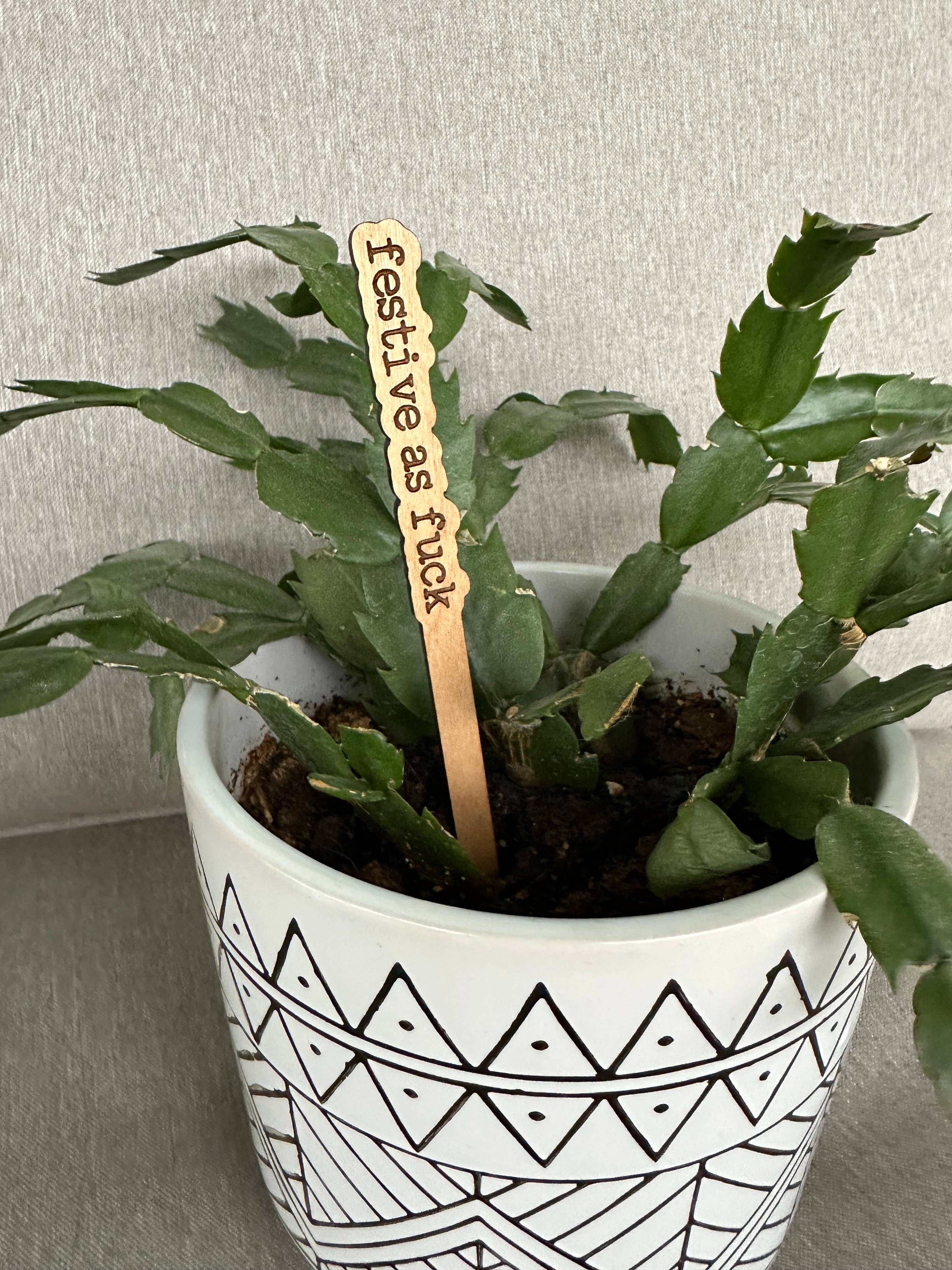 Dogwood and Dust - Wholesale Garden/Lawn Stake - Snarky Holiday Christmas Gift Plant Sticks Signs3