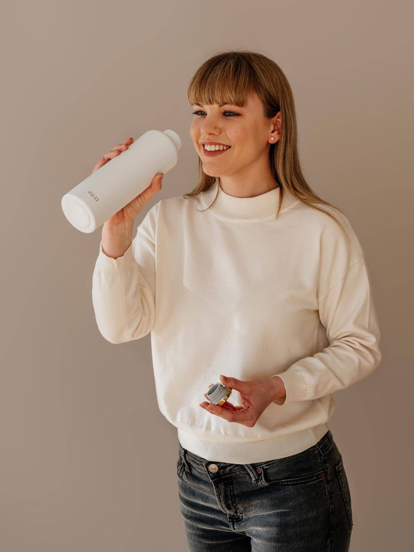 EQUA - Wholesale Water Bottle - Classy Thermo - Snow White3