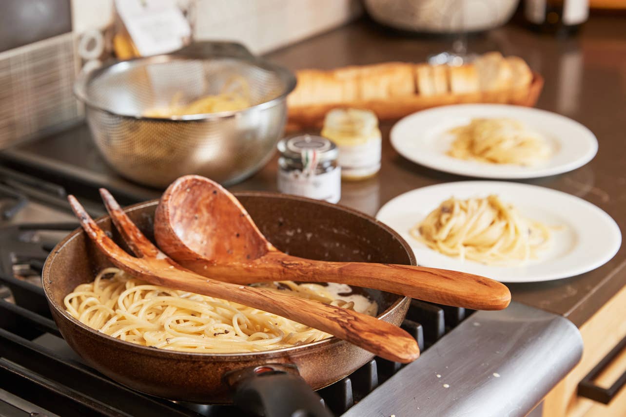 Verve Culture - Wholesale Ladle - Italian Olivewood Soup and Pasta Ladle5