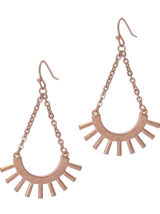 ( A535 ) METAL DROP EARRING for wholesale by Jewelry Max