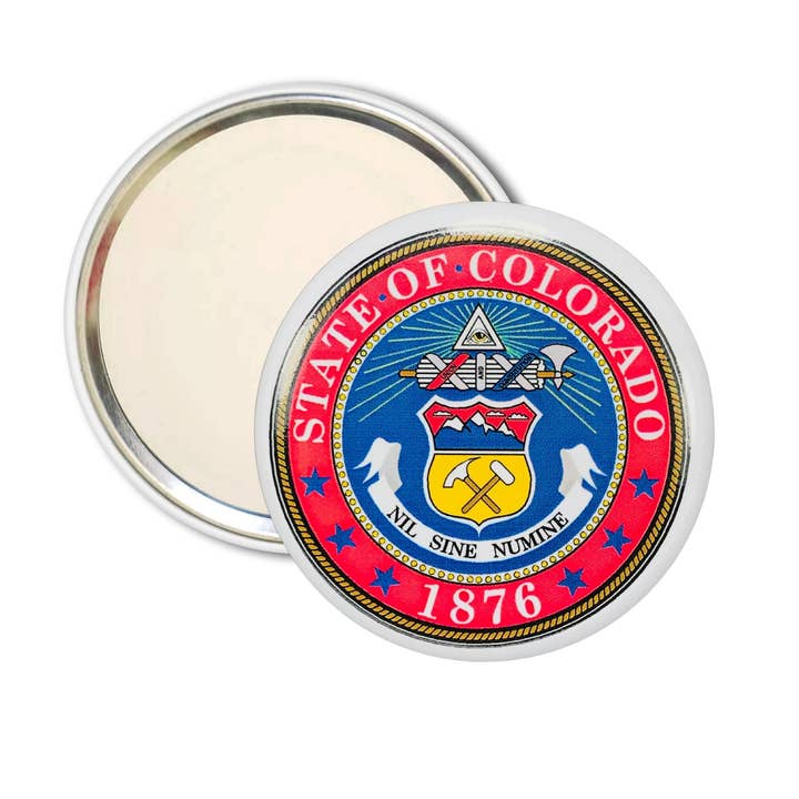 Purse Mirror - State Seal Colorado - USA for wholesale by Worldwide Souvenirs