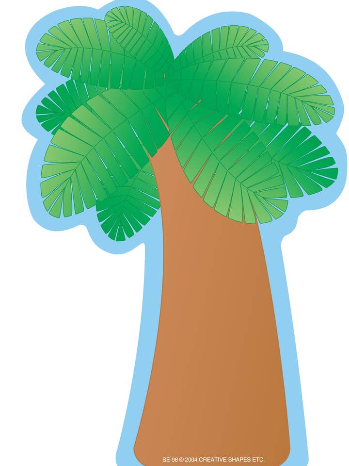 Bloc de notas grande - Palmera para venta al por mayor de Creative Shapes Etc.