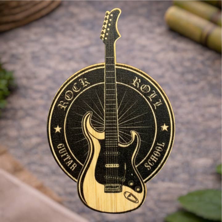 Guitar School for wholesale by Bamboo Wood Stickers