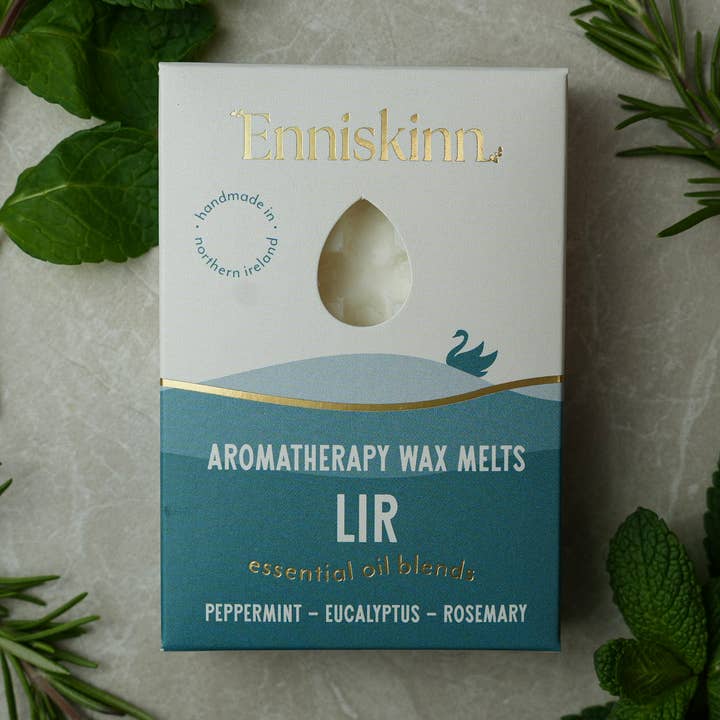 Lir - Peppermint Eucalyptus Rosemary Wax Melt for wholesale by Enniskinn - Handmade N.Irish Selfcare