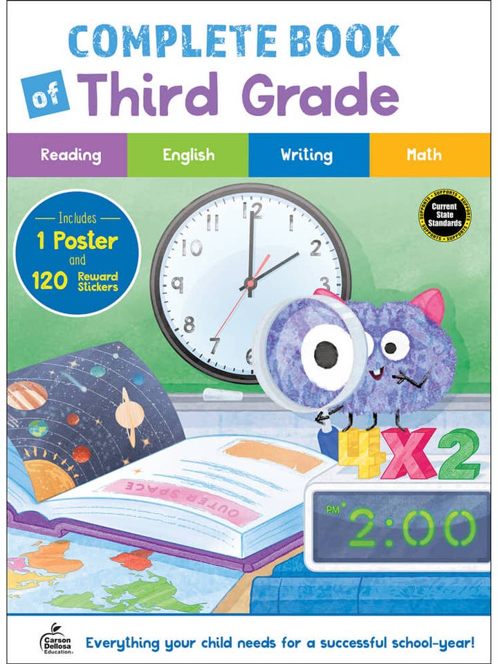 Complete Book of Third Grade for wholesale by Carson Dellosa Education