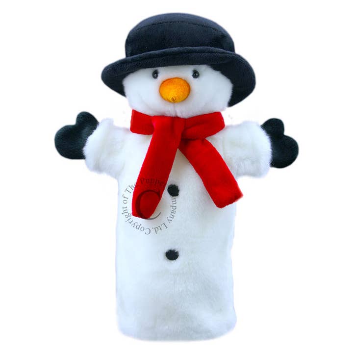 Long-Sleeved Hand Puppet - Snowman for wholesale by The Puppet Company (US)