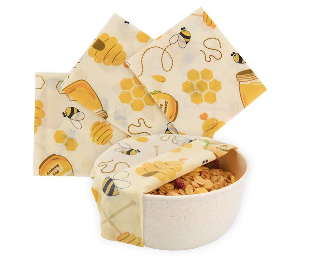EKOH - Wholesale Food storage wrap/bag - Beeswax Wraps Organic Eco-Friendly Reusable Food Wraps Happy3