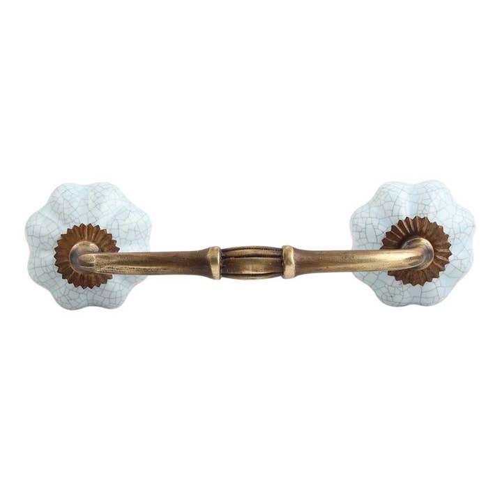Bar Ceramic Cabinet Handles Pulls Antique -(6 Piece) for wholesale by Daana Paani LLC