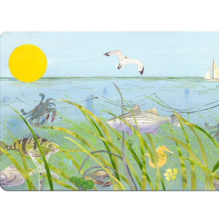 Tábua de Corte/Charcutaria Beautiful Swimmers por atacado de Liz Lind Editions