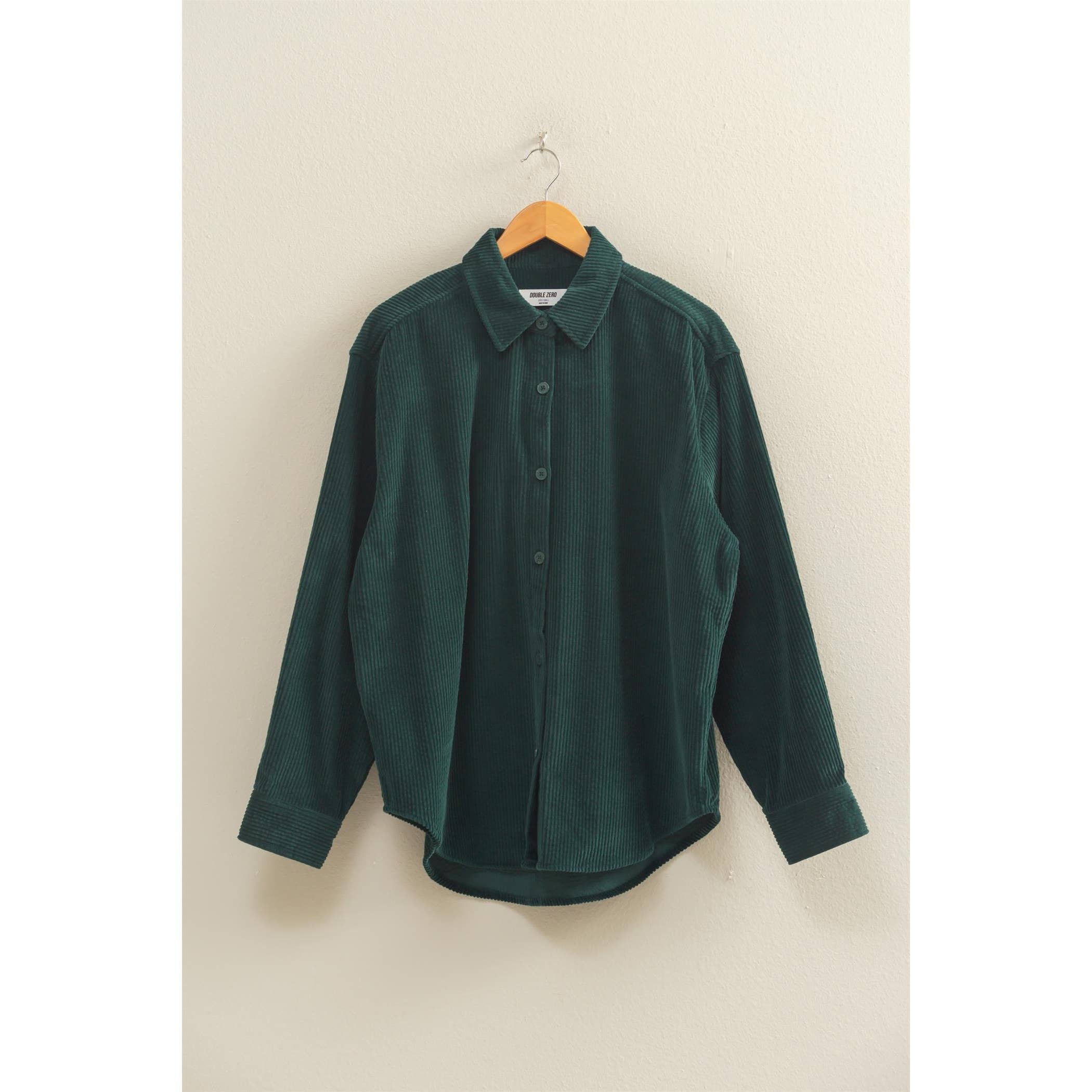 HYFVE - Wholesale Button Down Shirt - Women's - Relaxed-fit Contemporary Corduroy Shirt3