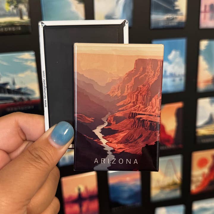 Arizona State Magnet - Monument Valley Desert for wholesale by Tieu Magnetic