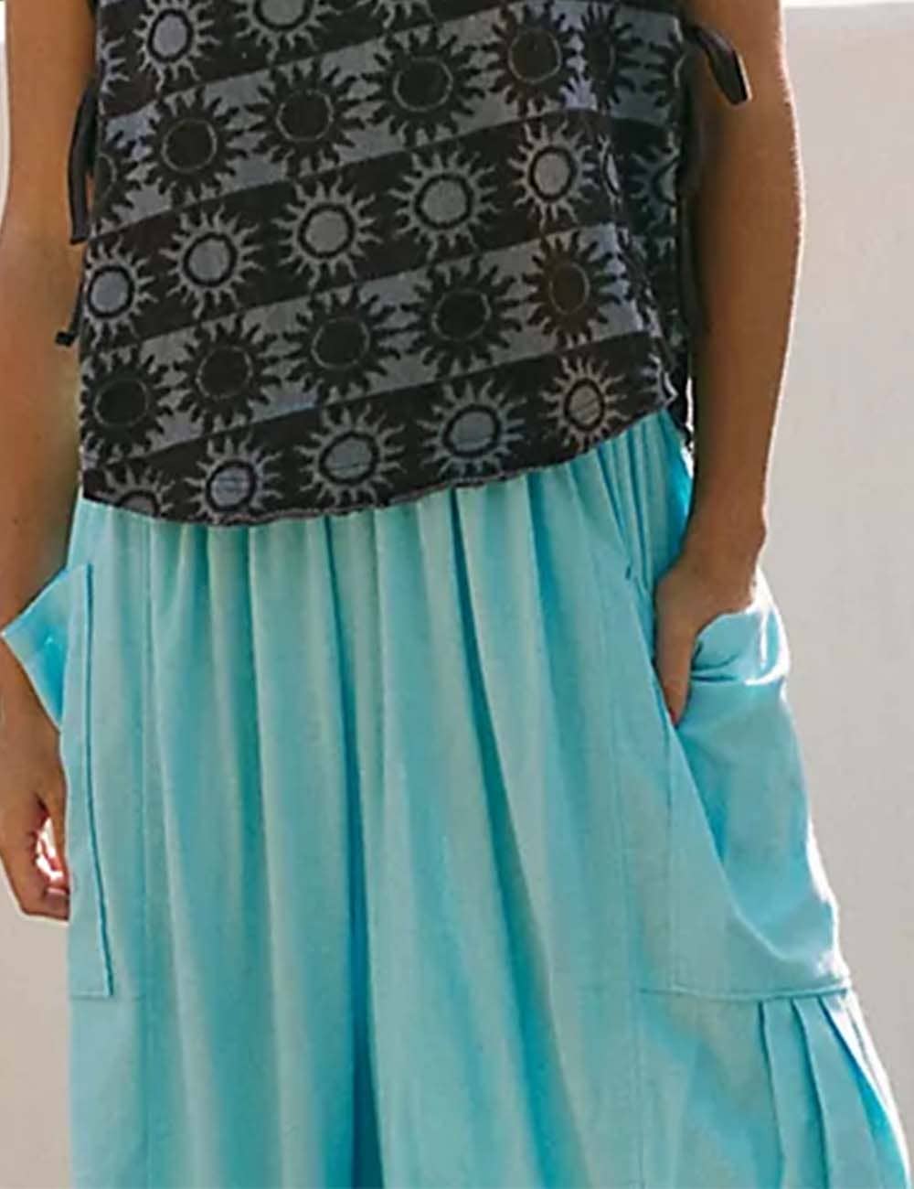 Sweetkama - Wholesale Pants - Women's - Ladies Elastic Waist String Tie Pocket Cuzy Pants16