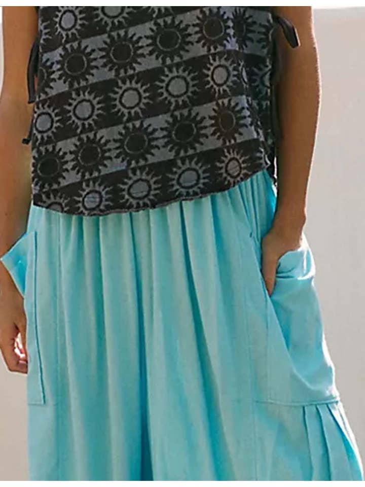 Sweetkama - Wholesale Pants - Women's - Ladies Elastic Waist String Tie Pocket Cuzy Pants16