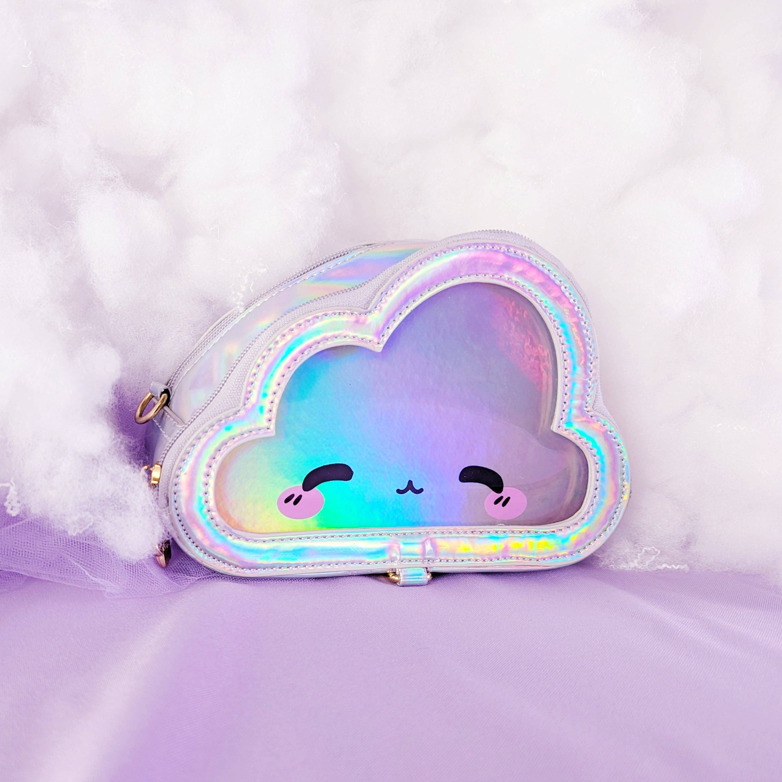 Kittynaut - Wholesale Crossbody Bag - Women's - Cloud Ita Bag - Holographic - Small