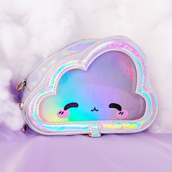 Kittynaut - Wholesale Crossbody Bag - Women's - Cloud Ita Bag - Holographic - Small0