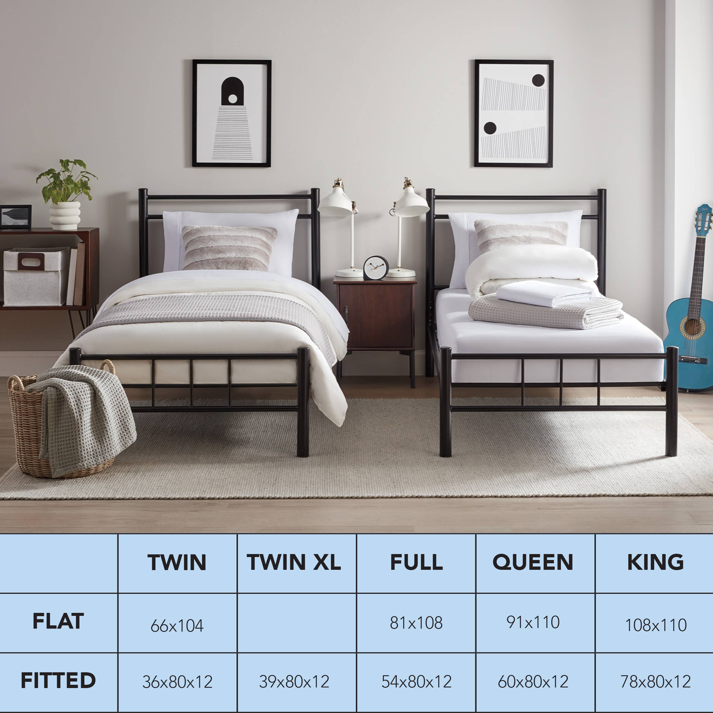 Arkwright Home - Wholesale Flat Sheet - Brushed Microfiber Flat Bed Sheets 6pk, Size/Color Options3