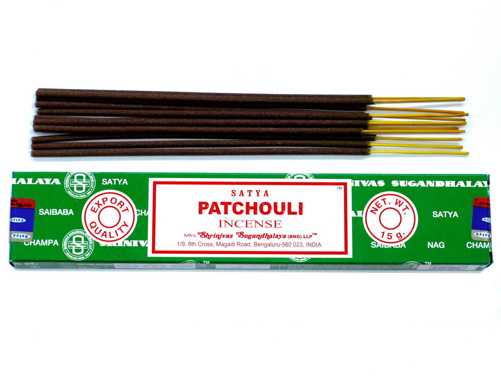 Ancient Wisdom – wholesale Incense – Satya Incense 15gm - Patchouli1