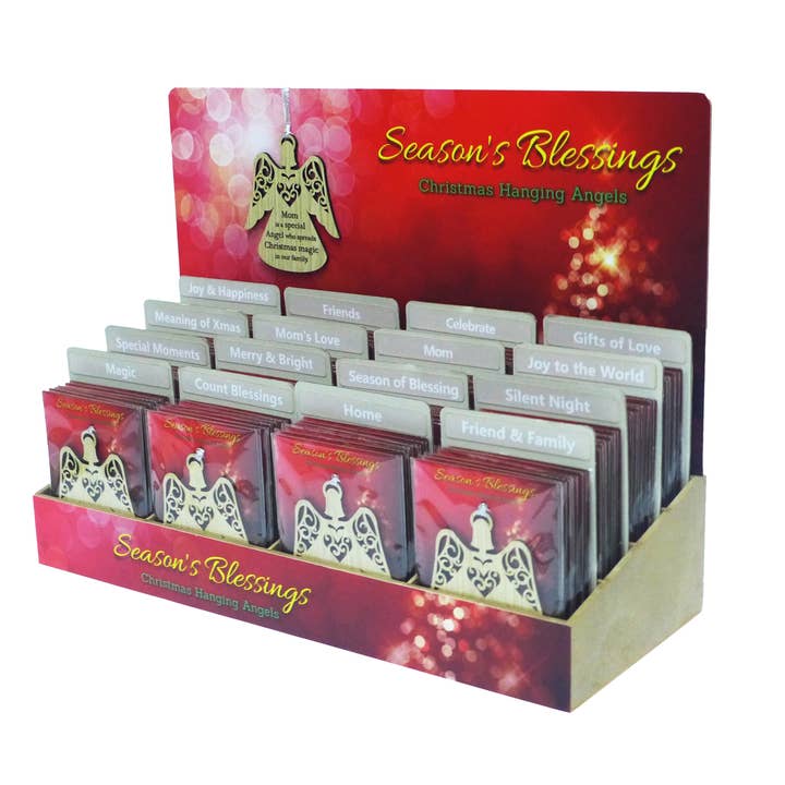 Ornements d'ange 10,2 cm avec présentoir pour la vente par Tobin Tate