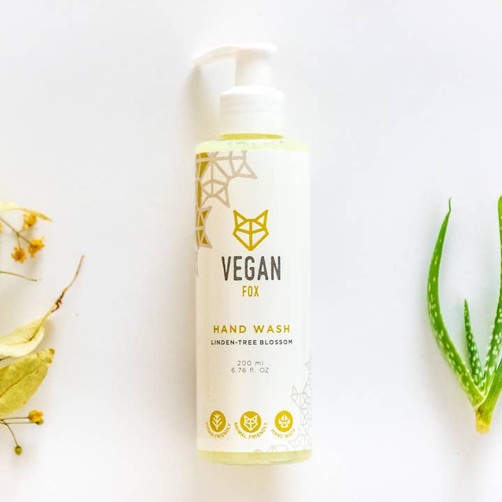 Linden Hand wash for wholesale by Amber cosmetics Ltd (Vegan Fox)
