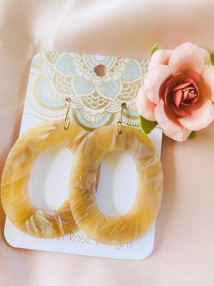 Modern Acrylic Earrings 18 for wholesale by Autumn Rose Designs