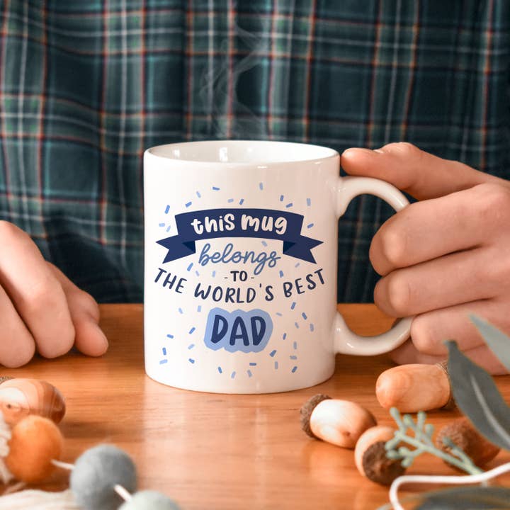 Manta Makes – wholesale Coffee mug – World's best dad mug