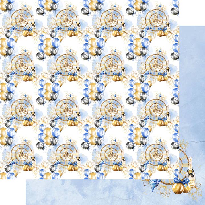 SSC Wholesale - Wholesale Scrapbook - 2026 Collection Countdown 12 x 12 Double-Sided Scrapbook Paper by SSC Designs - 15 Pack