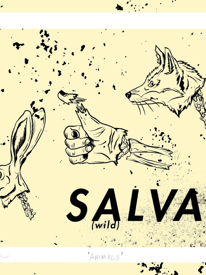 Signierter Druck von Animals Limited für den Großhandel von Pop Americana