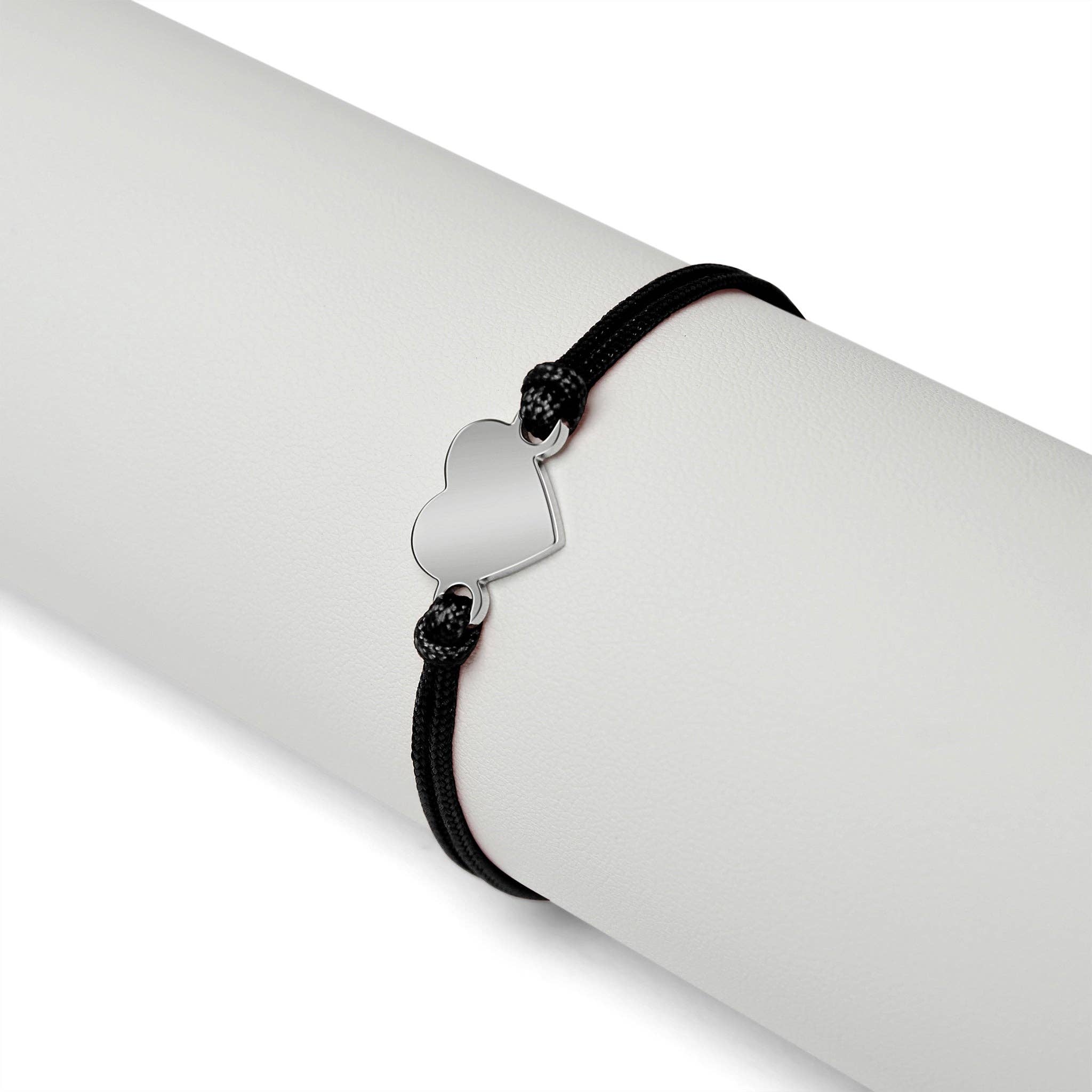 WJW - Wholesale Charm/dangle bracelet - Engravable Heart Friendship Bracelet1