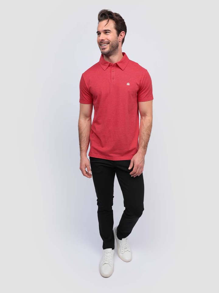 INTO THE AM - Wholesale Polo - Men's - Men's Short Sleeve Polo Shirt (Branded)64