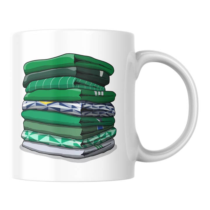 Northern Ireland Shirt Stack Mug for wholesale by niclasico.co.uk