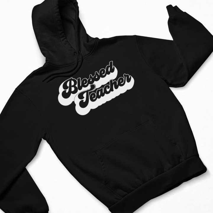 Sweat à Capuche Enseignant Béni pour la vente par Dukes Designs & Creations