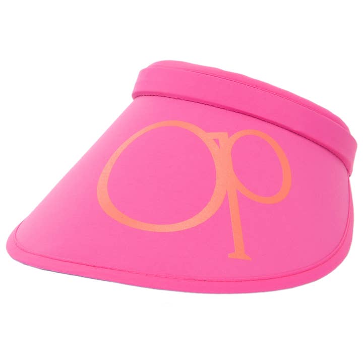 Sportig bred visirhatt för kvinnor i rosa OPW0005OSPNK för wholesale av Bay Sky Home