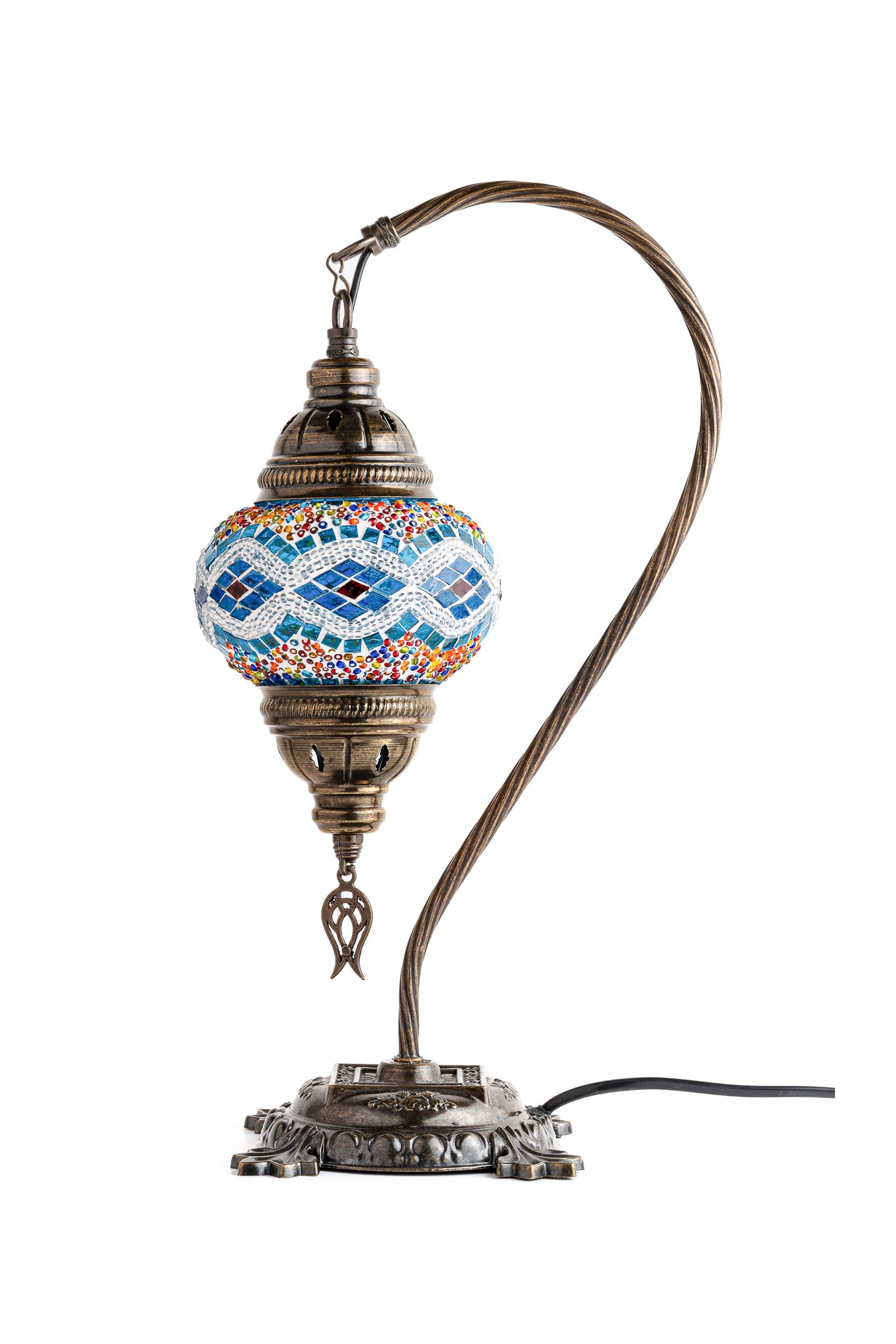 KAFTHAN - Wholesale Accent/Desk Lamp - Swan Neck Mosaic Lamps | Christmas & Holiday Decor Lighting16