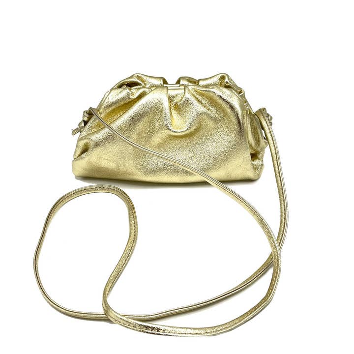 Suie Valentini srl - Wholesale Shoulder Bag - Women's - Genuine leather shoulder bag, Small size, Made in Italy, art. 112406.4123