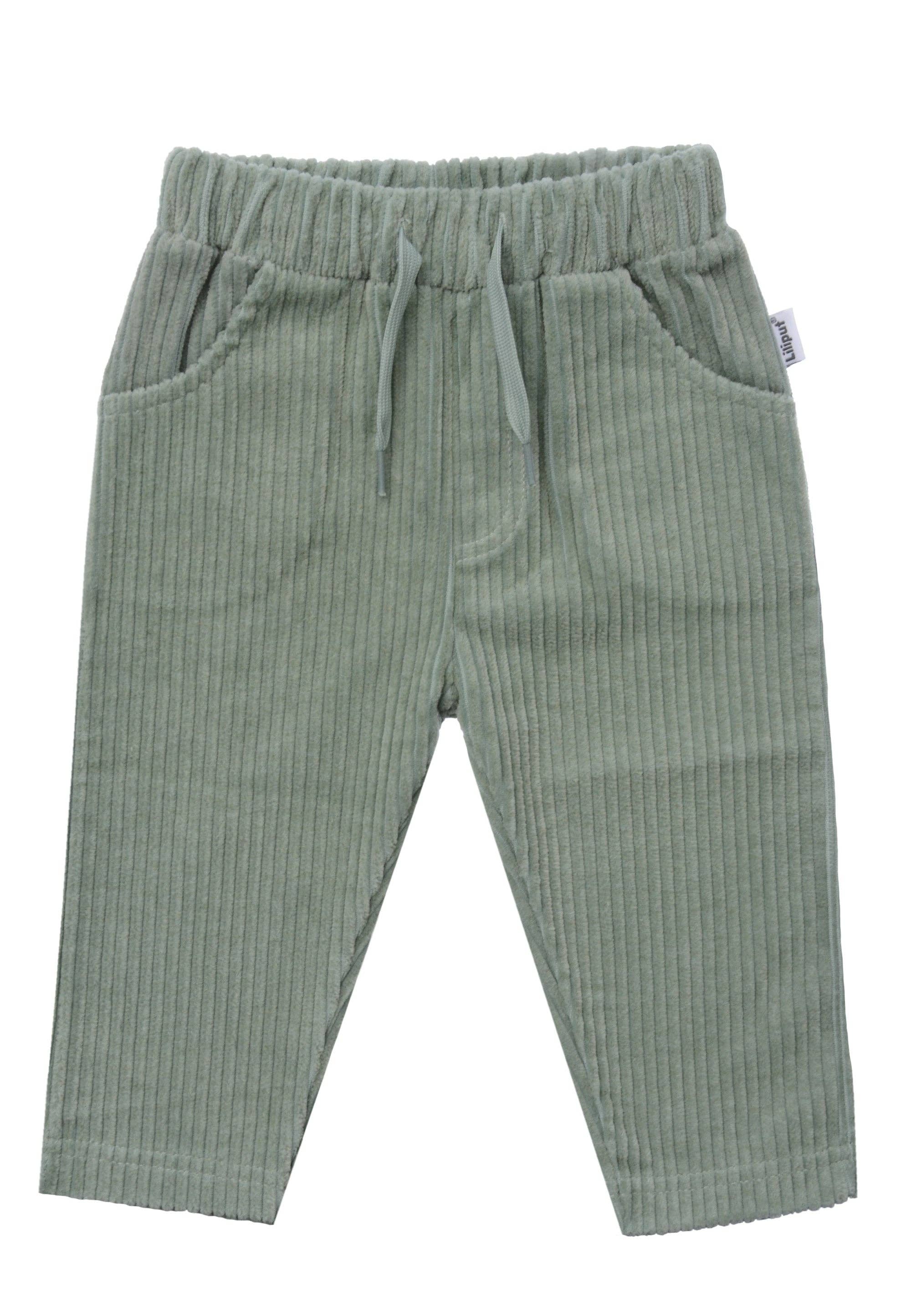 Liliput - Wholesale Pants - Kids - Corduroy pants with large pockets in reed1