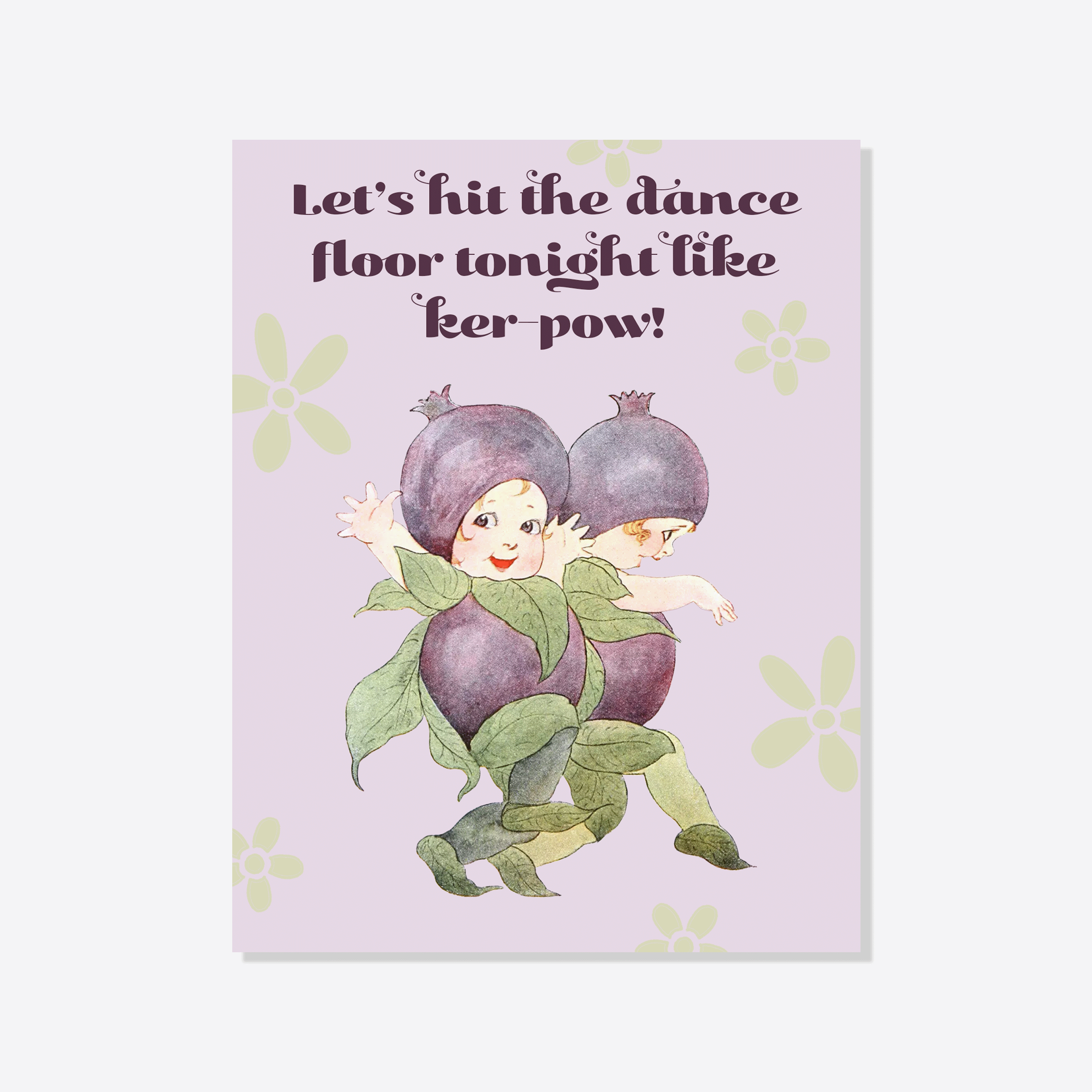 Crumb La Dote - Vendita all'ingrosso Biglietti di auguri - Mirtillo Pow! | Carino | Biglietto di Compleanno1