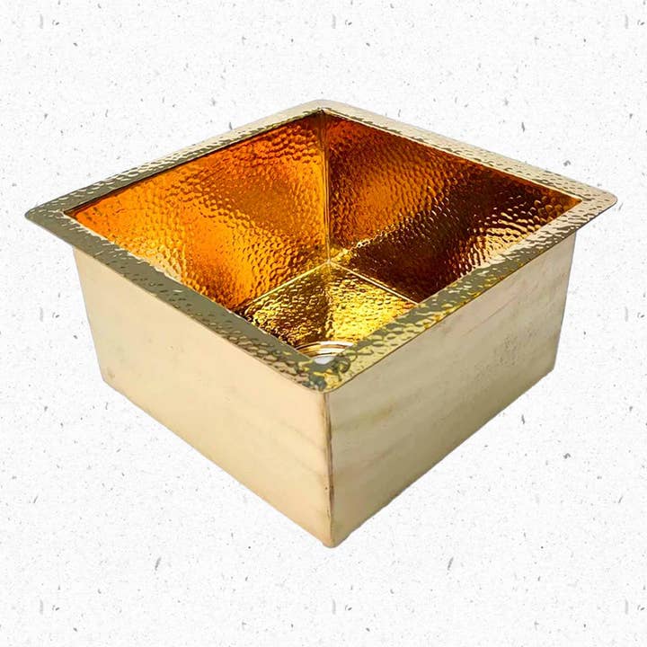 Palmeraies – wholesale Köksapparat – Guld Diskbänk - Olackerad Mässing Diskbänk
