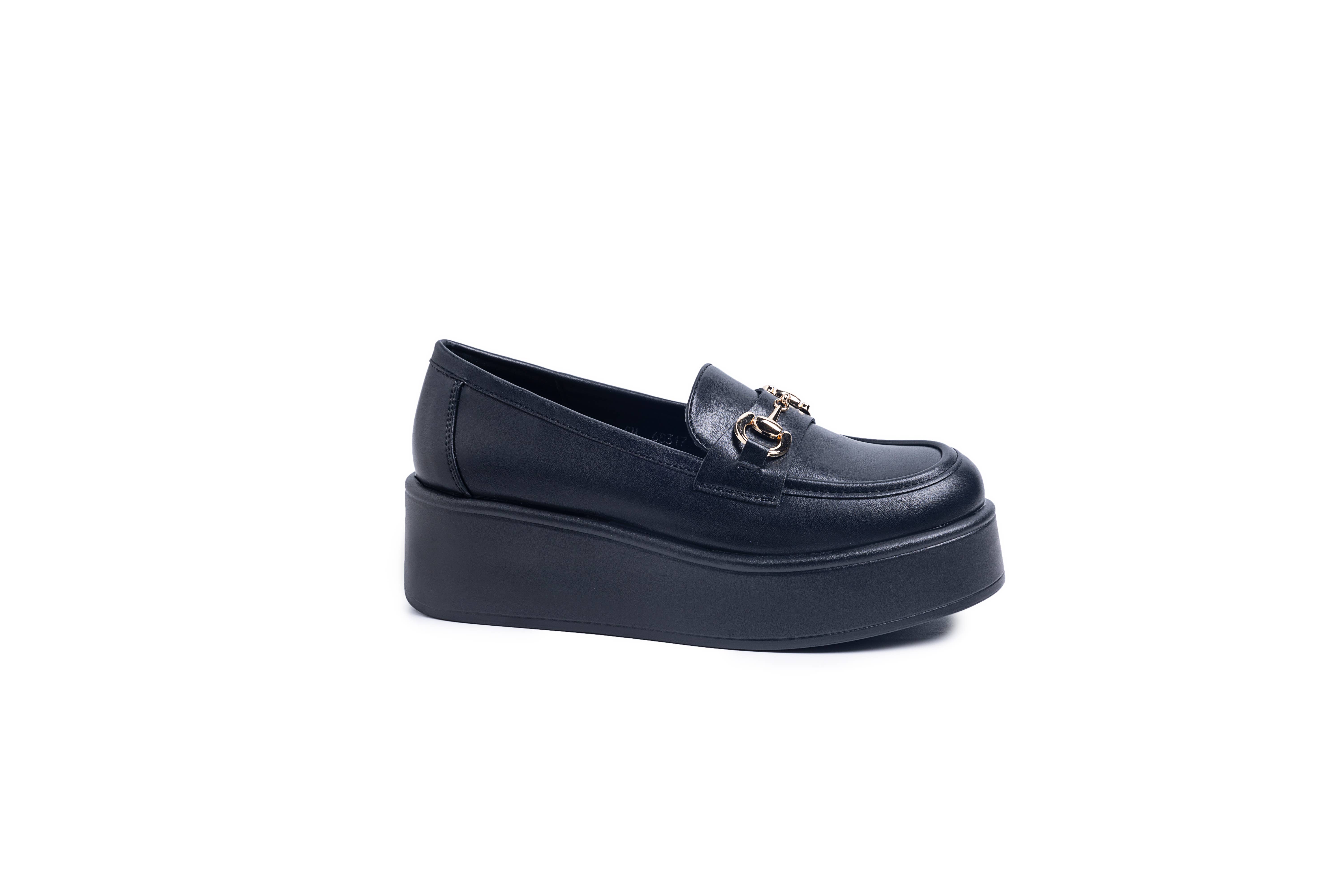 C'M PARIS - Wholesale Loafers - Women's - Platform Loafer with Metal Bit 683175