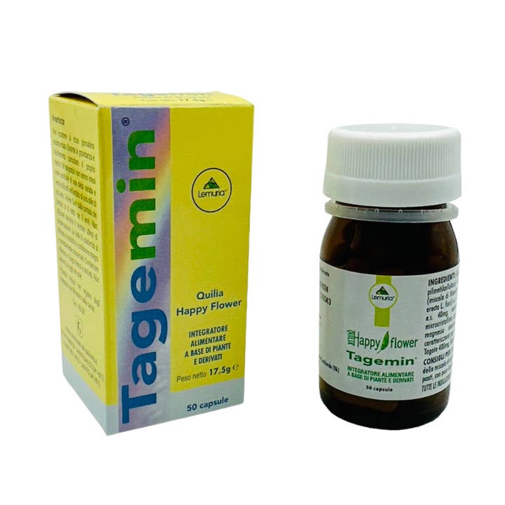 Suplemento Alimentar para Apatia - TAGEMIN HAPPY FLOWER 50Caps por atacado de Lemuria