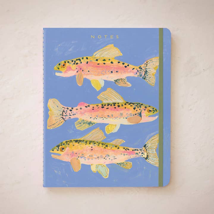 Seedlings - Wholesale Notebook - Three Fish Seedlings Sewn Trio Notebook Set